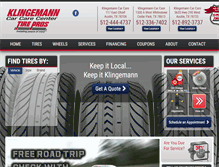 Tablet Screenshot of klingemanncarcare.com